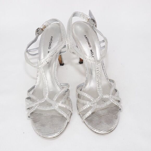 Antonio Melani 'Dazzle' Strappy Heels, Size 8.5 - Picture 2 of 8